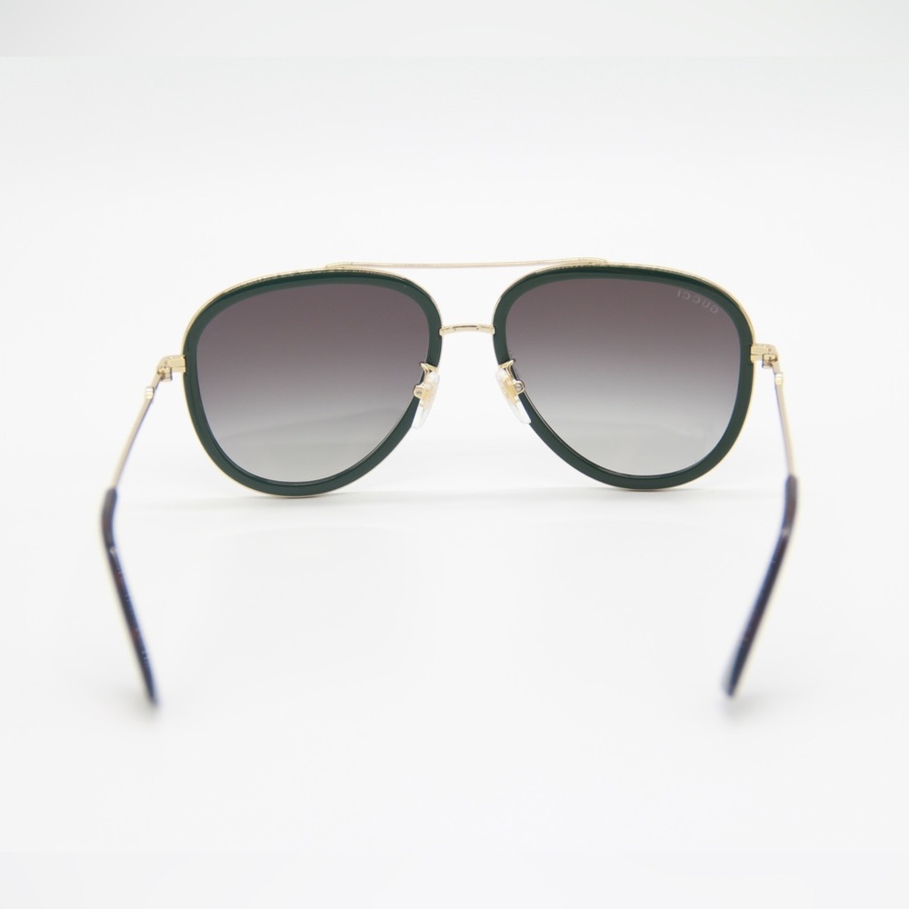 NEW GUCCI AVIATOR SUNGLASSES GG0062S 003 NEW EYEWEAR GUCCI - Picture 9 of 13